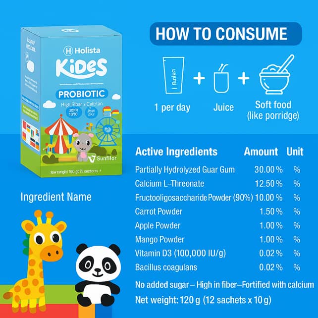 HOLISTA KiDeS - Original Flavor + Calcium