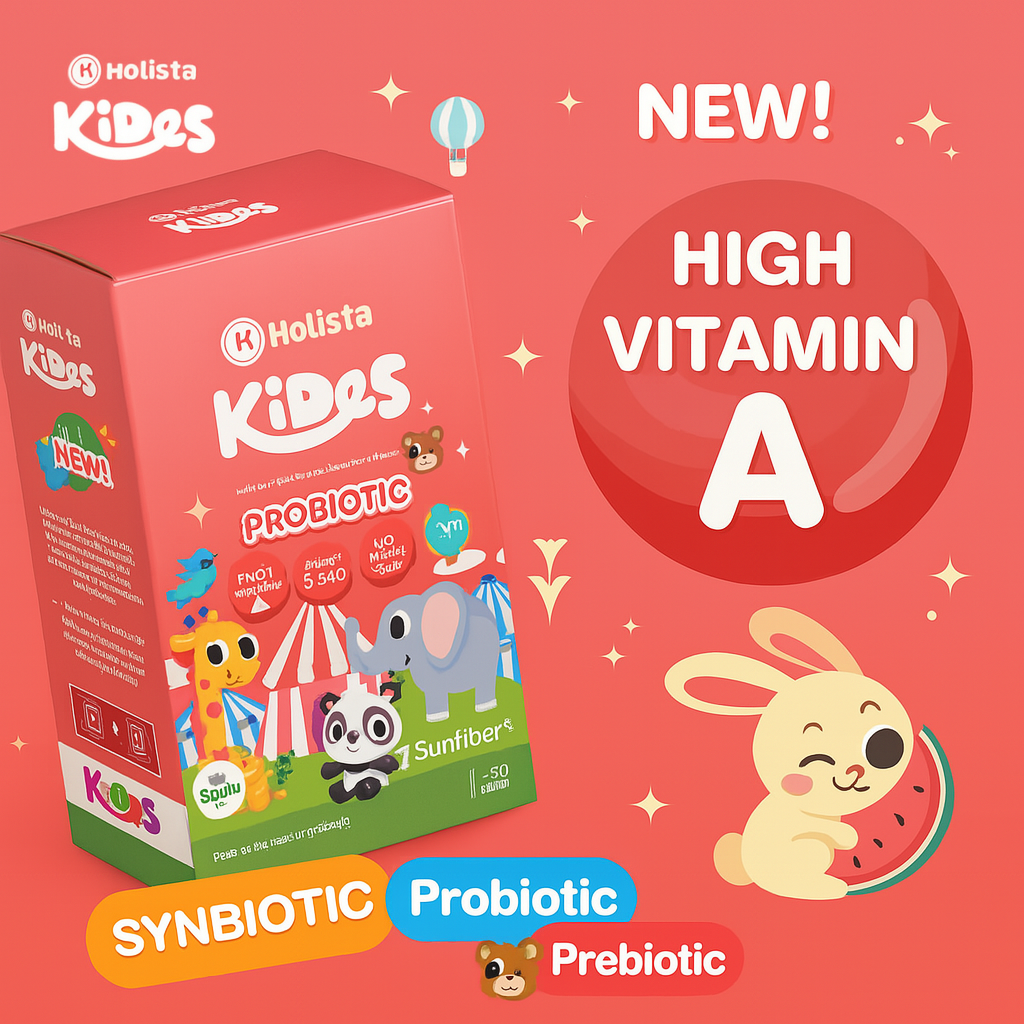 HOLISTA KiDeS – Watermelon Flavour + Eye Support with Vitamin A